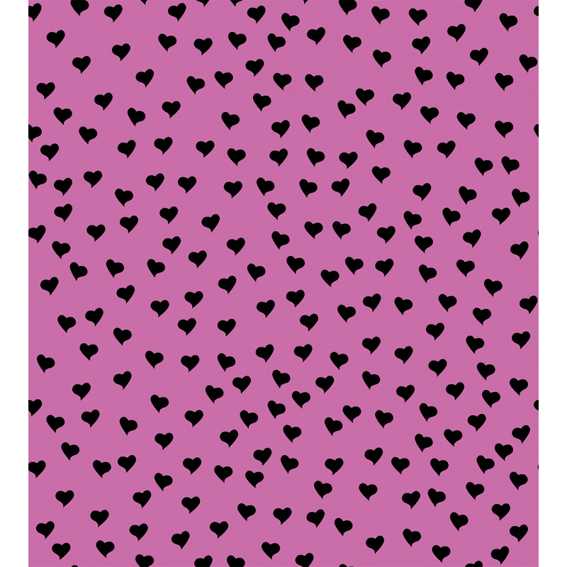 Black Hearts Romantic Duvet Cover Set