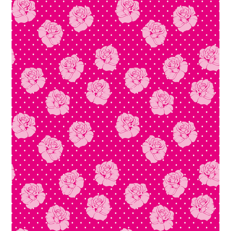 Vintage Roses Love Dot Duvet Cover Set