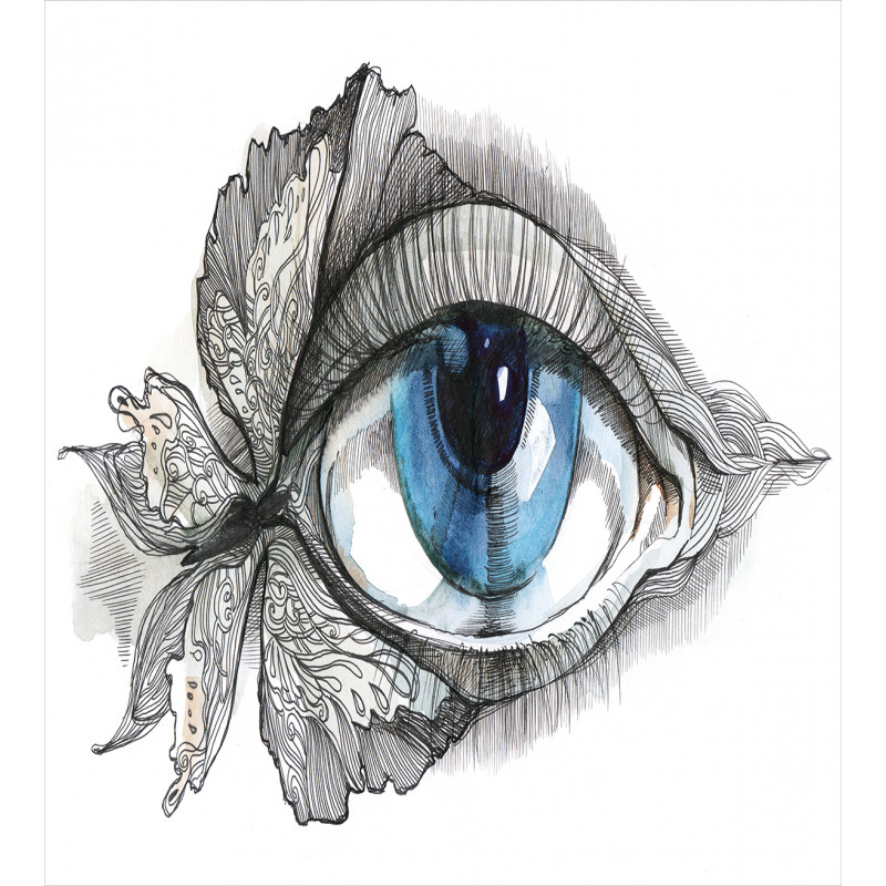 Human Eye Butterfly Dreamy Duvet Cover Set