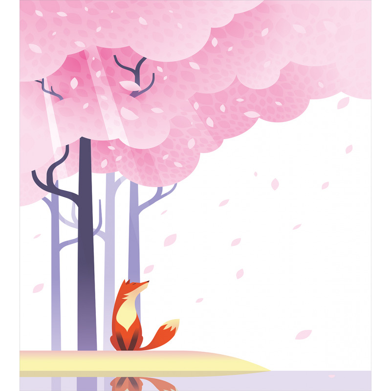 Spring Pink Sakura Idyllic Duvet Cover Set