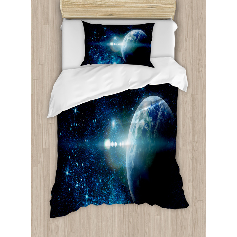 Mysterious Outer Space Duvet Cover Set