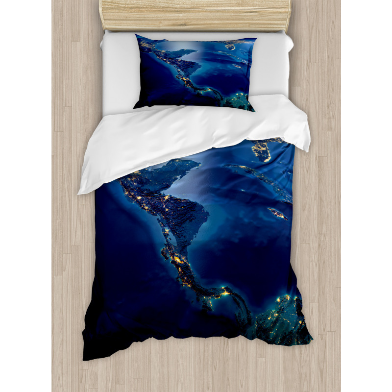 Central America Countries Duvet Cover Set