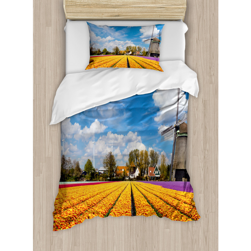 Rustic Holland Houses Duvet Cover Set