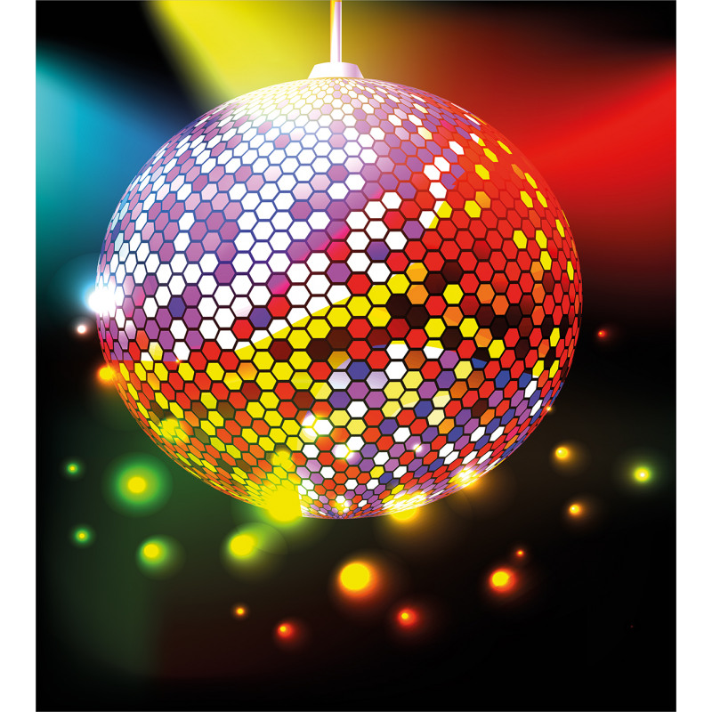 Vivid Disco Ball Duvet Cover Set