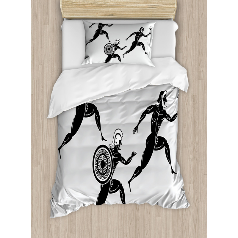 Spartan Runners Body Duvet Cover Set