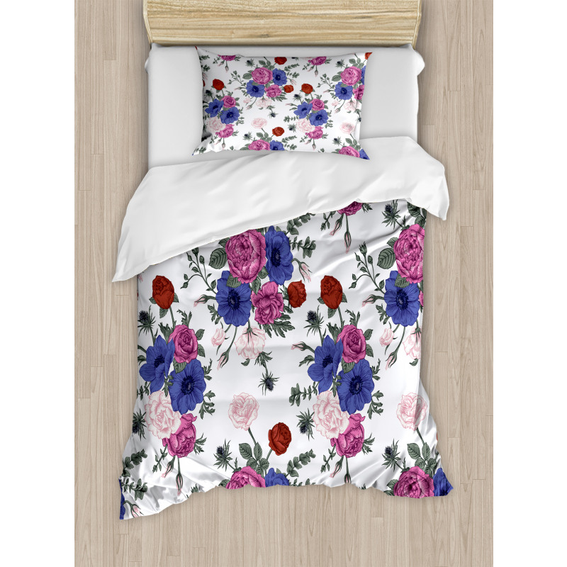 Colorful Corsage Duvet Cover Set