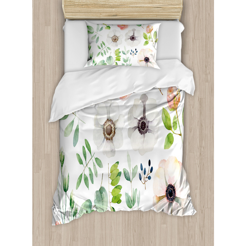 Floral Elements Duvet Cover Set