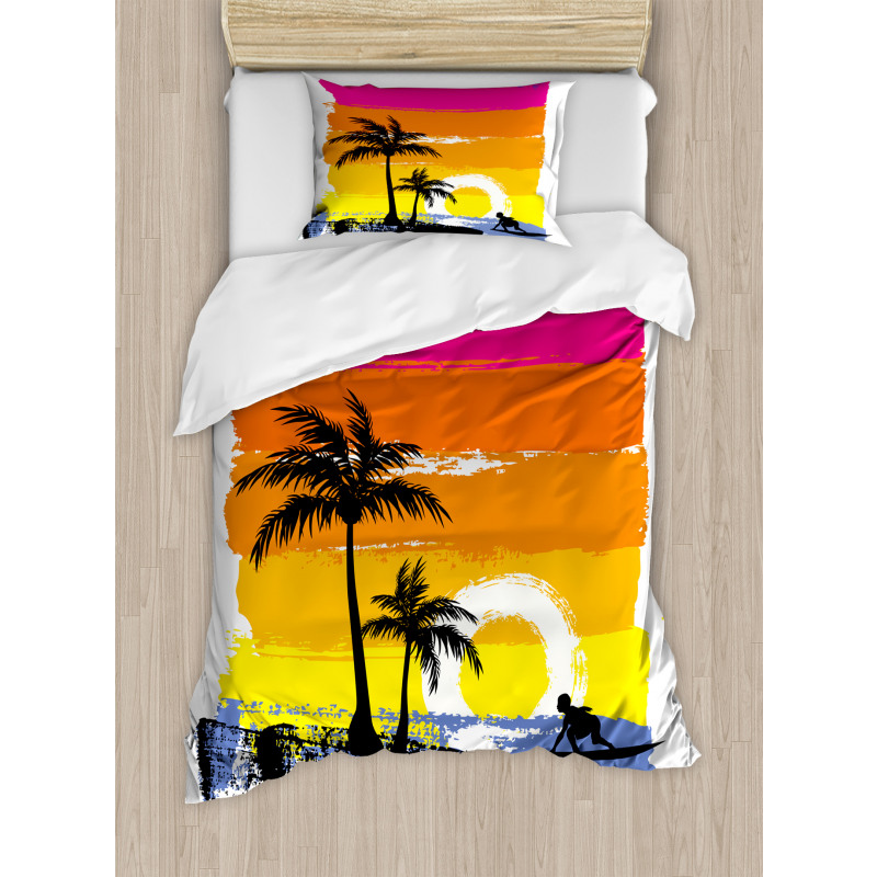 Tropical Beach Duvet Cover Set