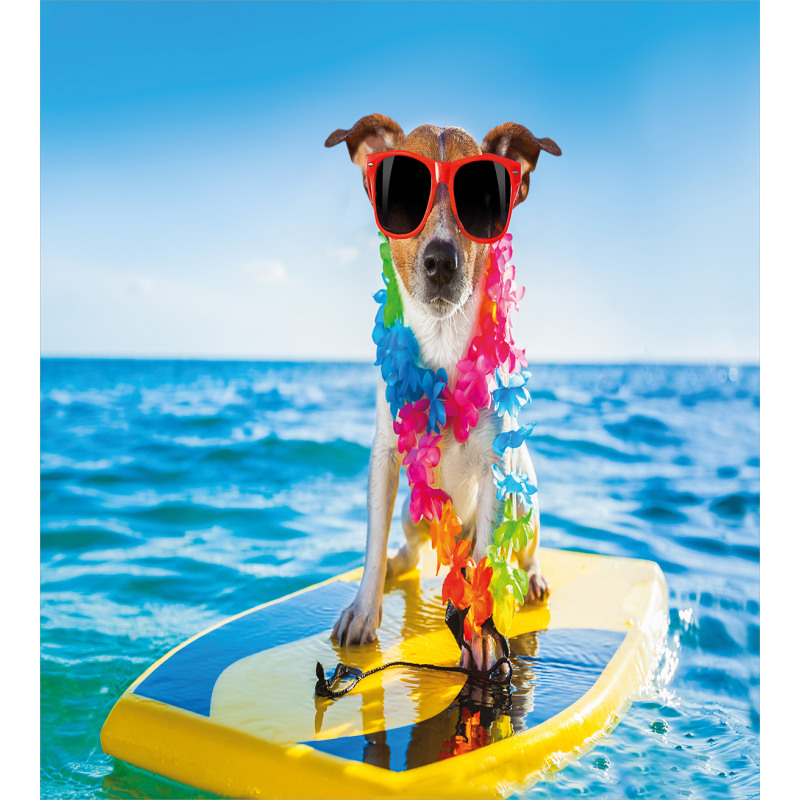 Dog in the Ocean Duvet Cover Set