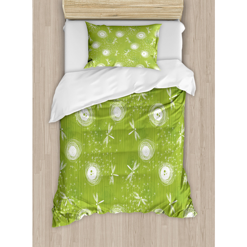 Dandelion Sketchy Duvet Cover Set