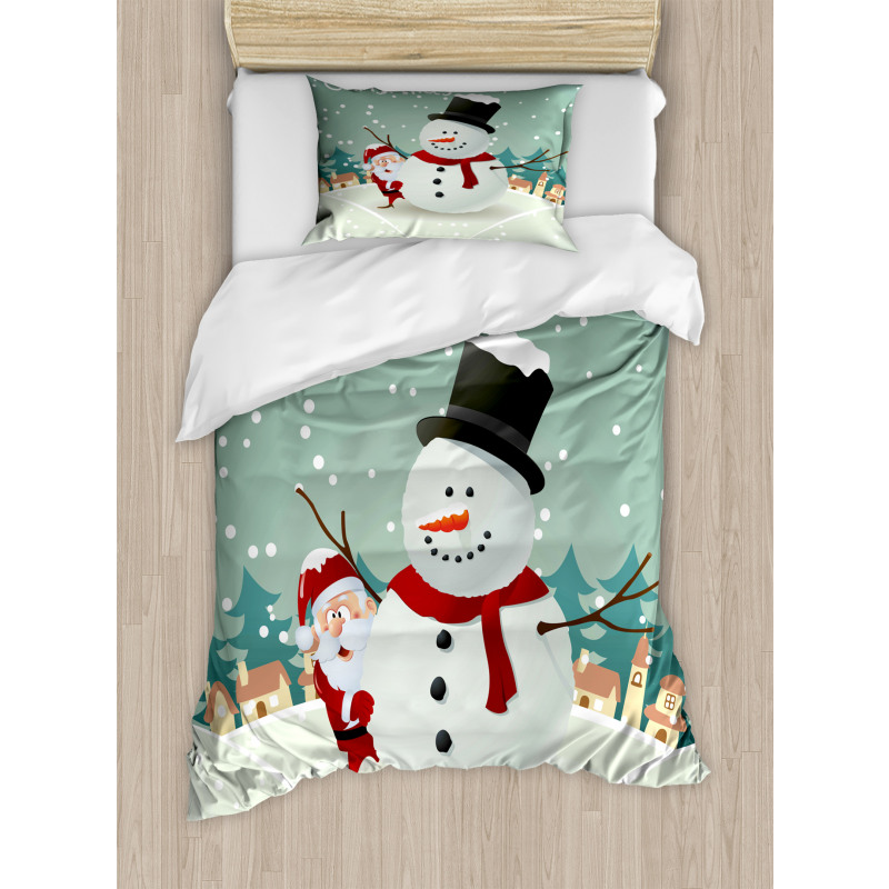 Xmas Winter Theme Duvet Cover Set