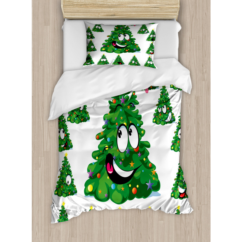 Xmas Cartoon Funny Duvet Cover Set