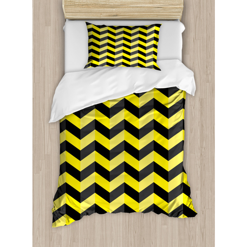 Warning Sign Duvet Cover Set