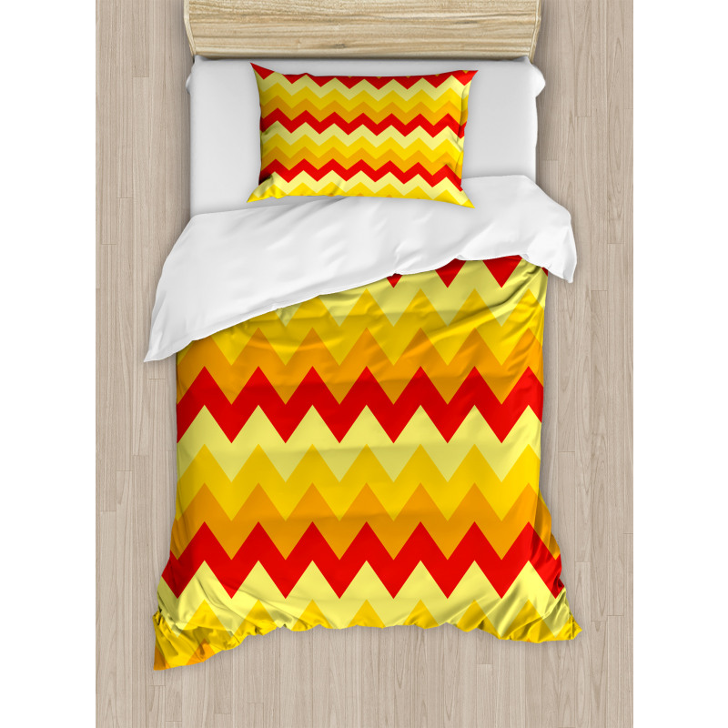 Warm Color Arrow Duvet Cover Set