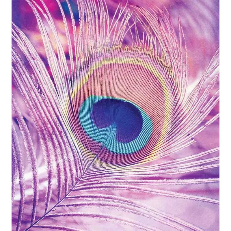 Close up Peacock Plume Duvet Cover Set