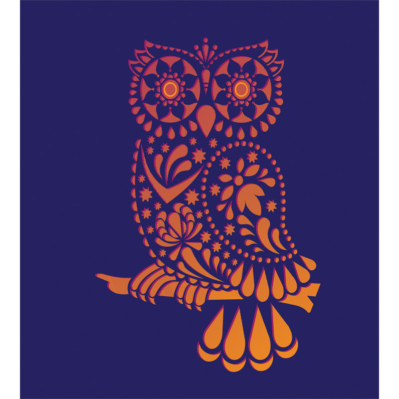 Ornamental Vintage Owl Duvet Cover Set