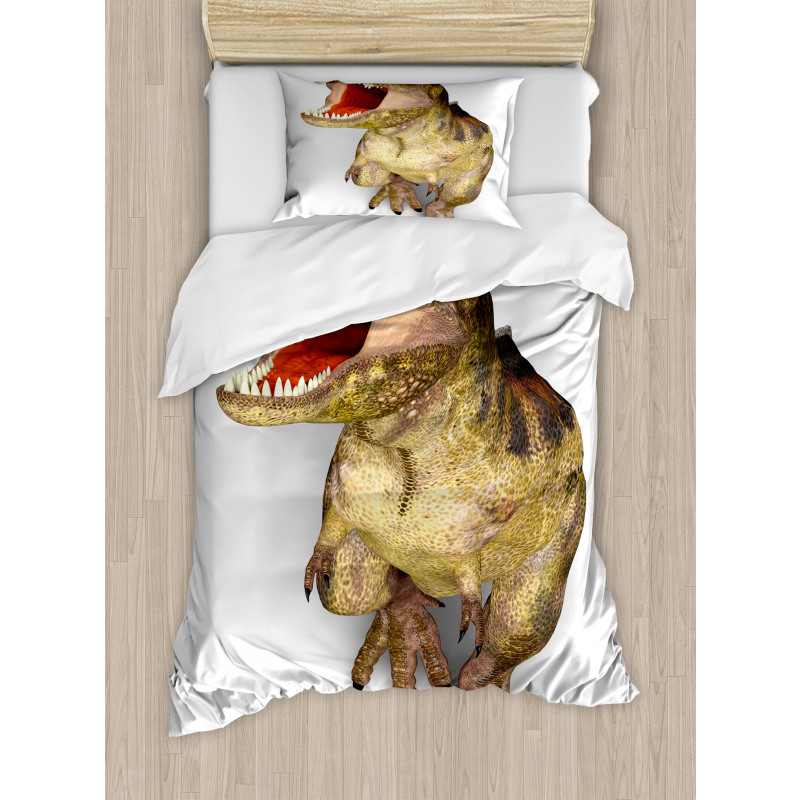 Roaring Vivid T-Rex Duvet Cover Set