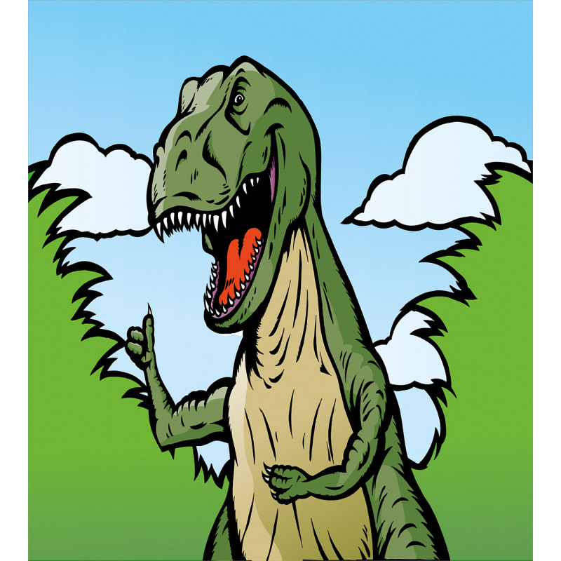 Cartoon T-Rex Funny Duvet Cover Set
