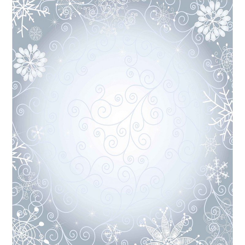 Christmas Frame Swirls Duvet Cover Set