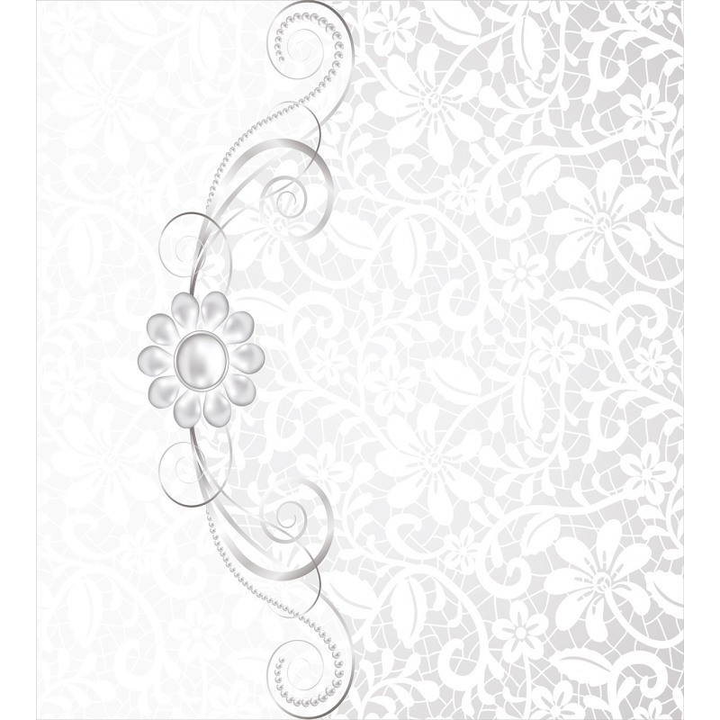 Bridal Flourish Motifs Duvet Cover Set