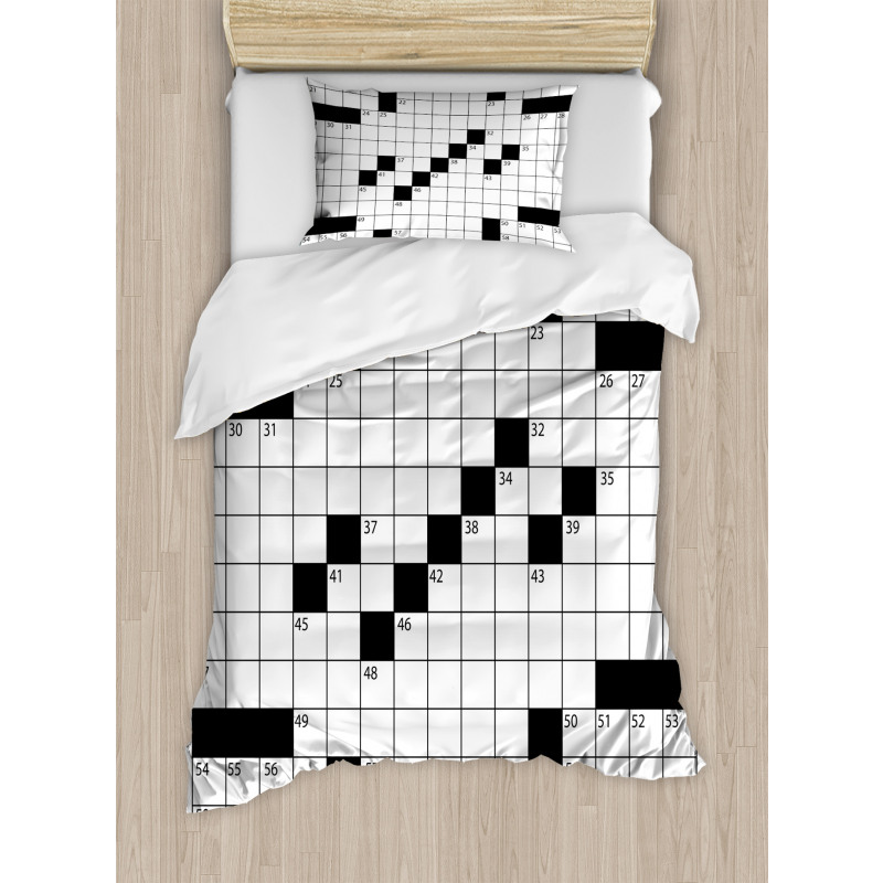 Game Grid Duvet Cover Set