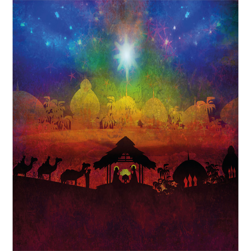 Birth in Bethlehem Duvet Cover Set