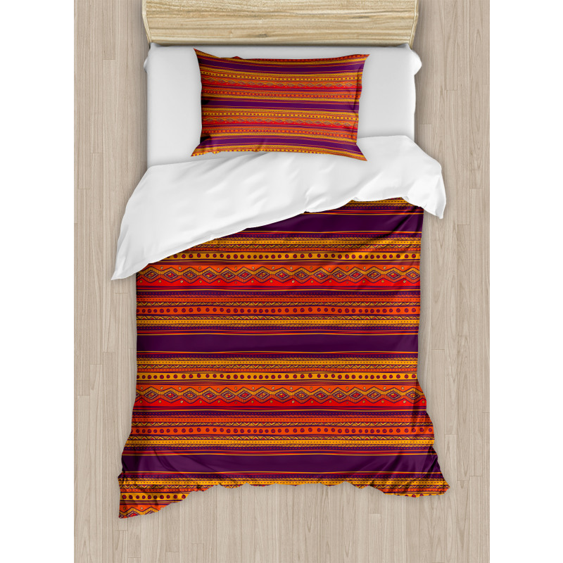 Abstract Ethno Doodle Duvet Cover Set