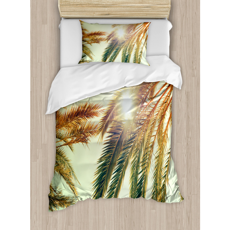 Sunbeams Tree Retro Duvet Cover Set