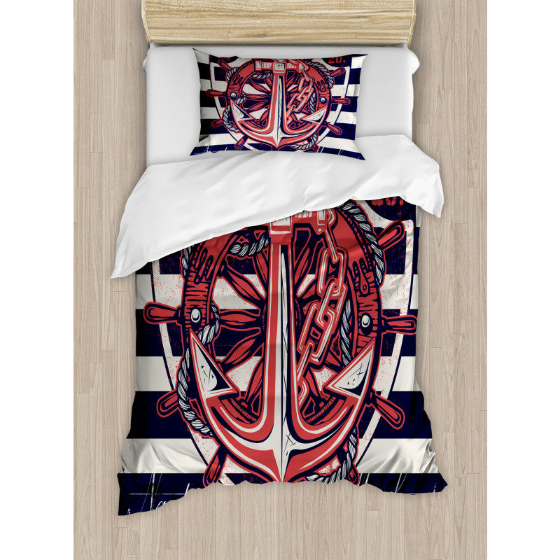 Marine Design Duvet Cover Set