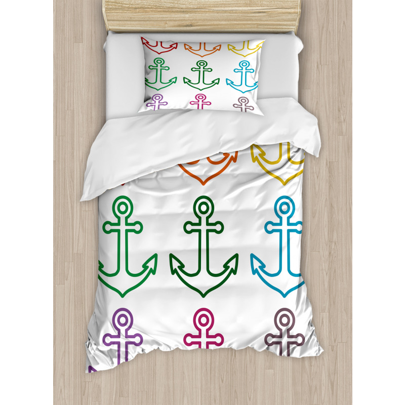 Anchors Sailing Crusie Duvet Cover Set