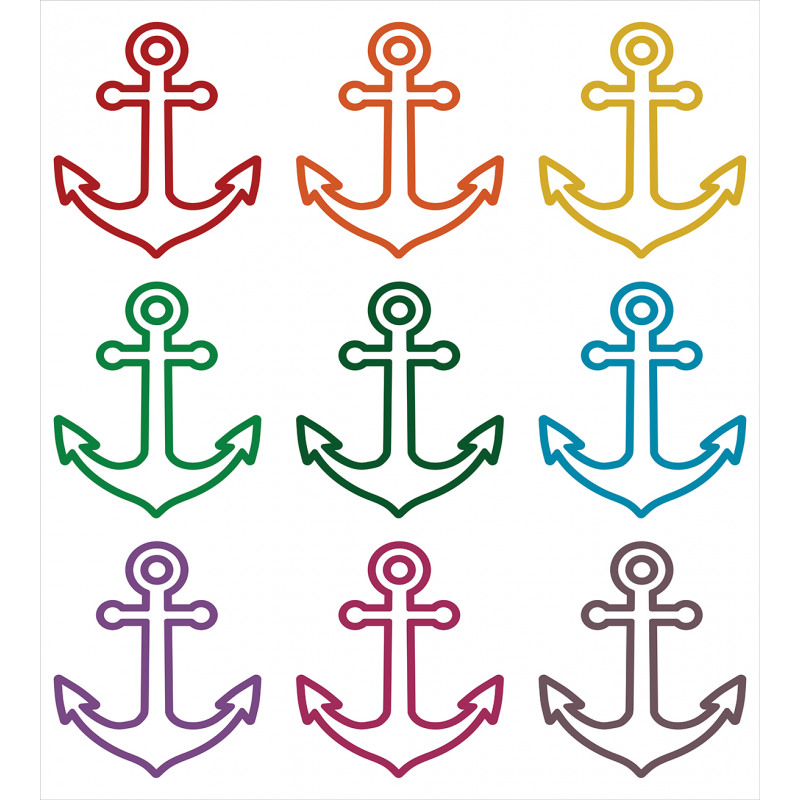 Anchors Sailing Crusie Duvet Cover Set