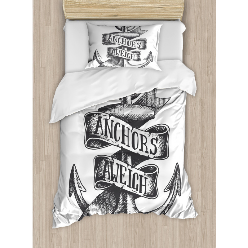 Tattoo Style Old Duvet Cover Set