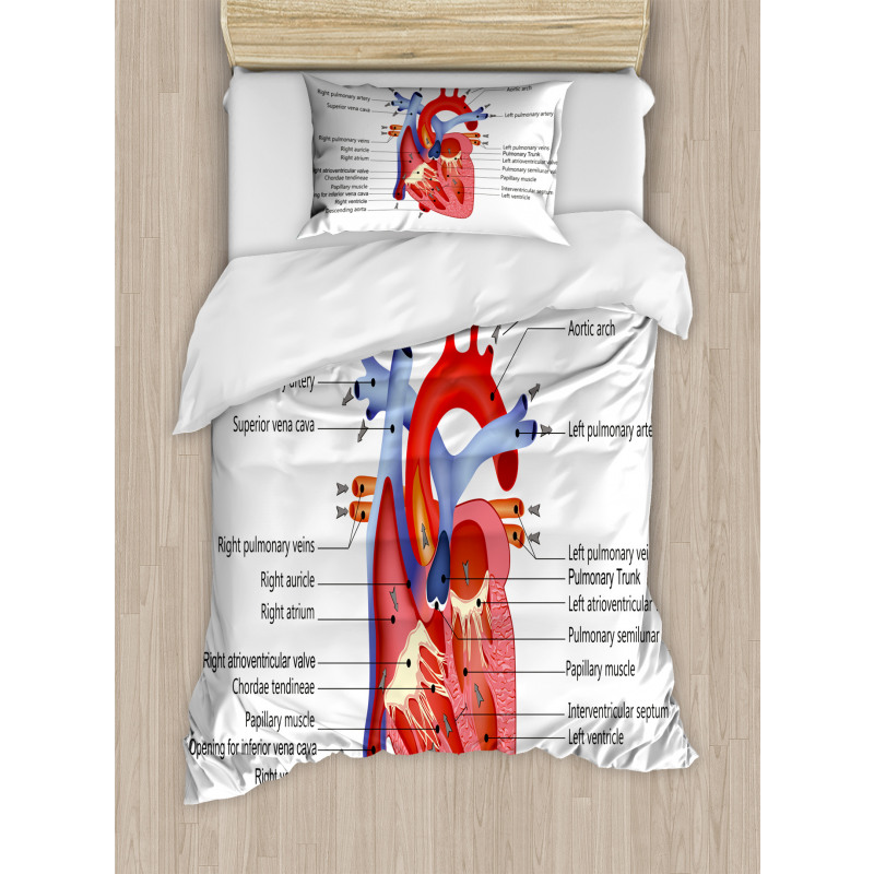 Human Body Organ Duvet Cover Set