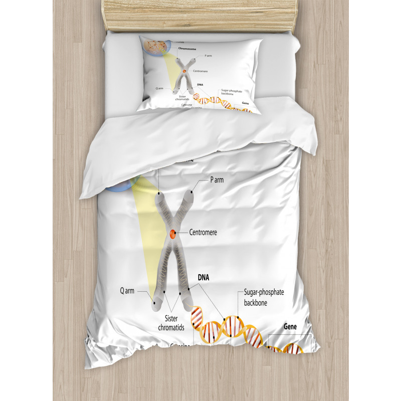 DNA Gene Genome Duvet Cover Set