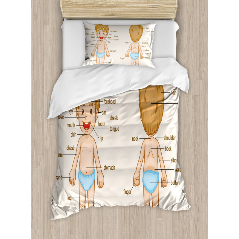 Parts of the Body Duvet Cover Set