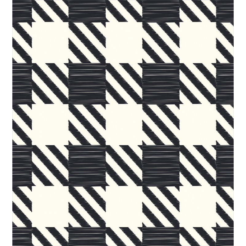 Sketchy Diagonal Stripes Duvet Cover Set