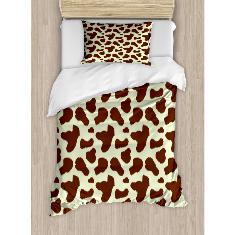 Cattle Skin with Spot Duvet Cover Set