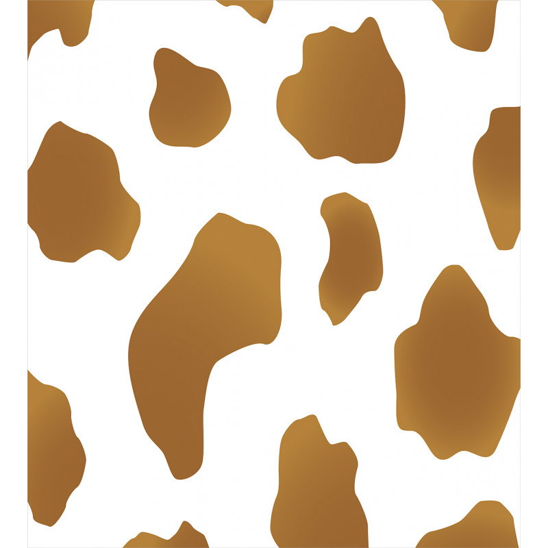 Brown Spots on Cow Duvet Cover Set