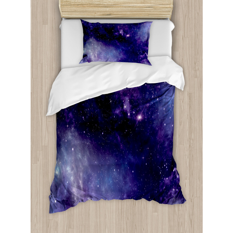 Sky Space Stars Gloomy Duvet Cover Set