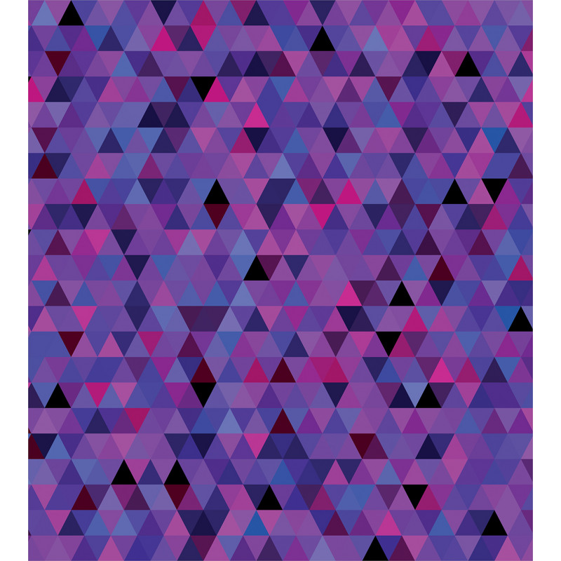 Small Triangles Mosaic Duvet Cover Set