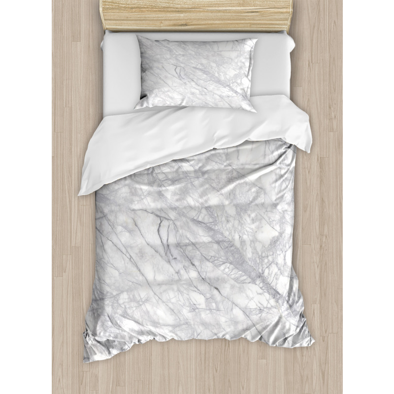 Fracture Lines and Veins Duvet Cover Set