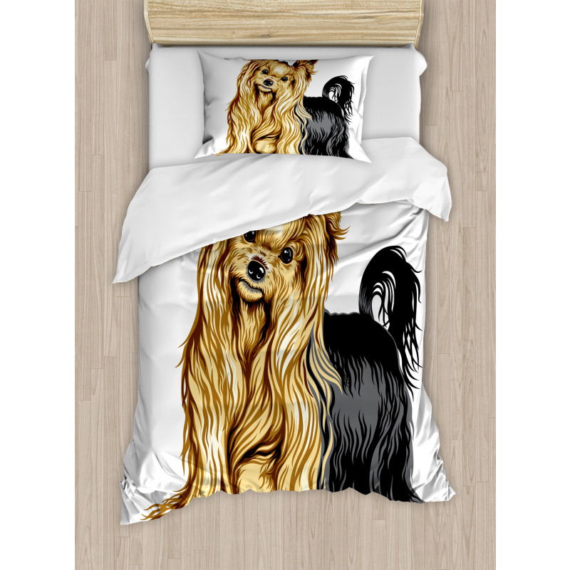 Long Haired Domestic Pet Duvet Cover Set
