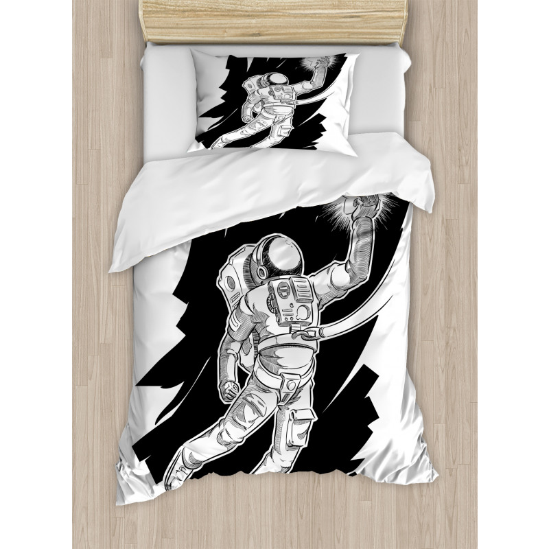 Grabbing Star Sketch Duvet Cover Set