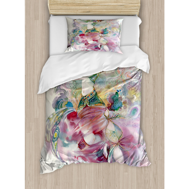 Oriental Dancer Girl Duvet Cover Set