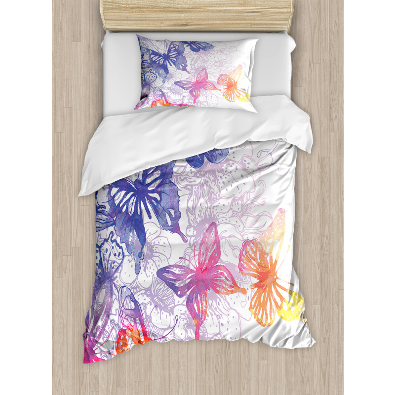 Fantasy Butterflies Duvet Cover Set