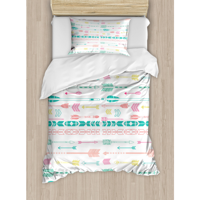 Pastel Boho Art Duvet Cover Set