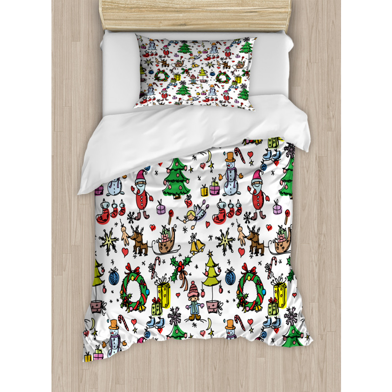 Christmas Cartoon Duvet Cover Set