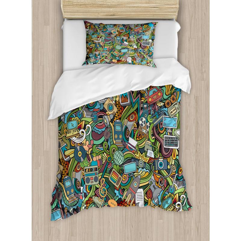 Social MediDevices Duvet Cover Set