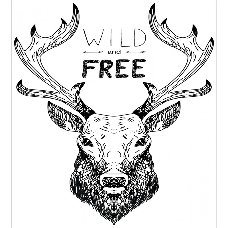 Deer Wild Free Duvet Cover Set