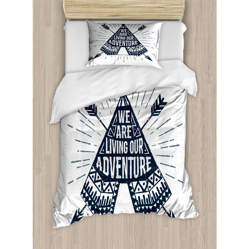 Teepee with Arrows Duvet Cover Set